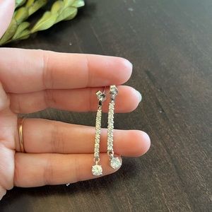 Cubic Zirconium Dangle Earrings